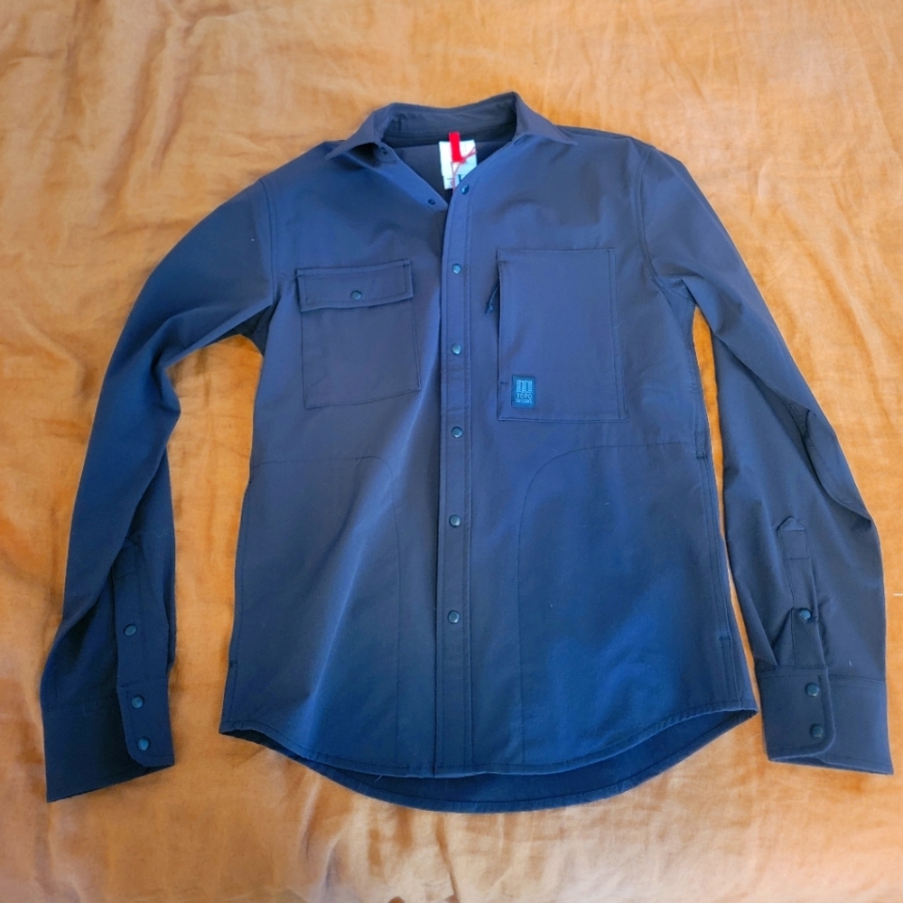 Topo designs breaker shirt jacket NWT small
